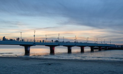 Zdjcie POLSKA / woj. zachodniopomorskie / Koobrzeg / molo w Koobrzegu
