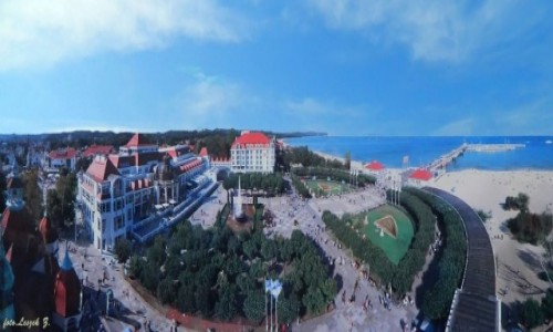 Zdjcie POLSKA / woj.pomorskie. / Sopot. / Sopot - Panorama z Latarni Morskiej.