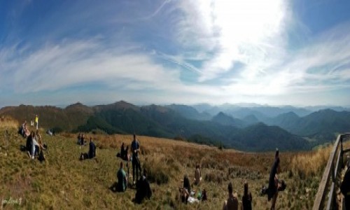 Zdjcie POLSKA / woj.podkarpackie. / Tarnica 1346 m. / Panorama z Tarnicy.