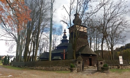 Zdjecie POLSKA / woj.małopolskie. / pow..nowosądecki. / Powroźnik - cerkiew p.w. Jakuba Młodszego.