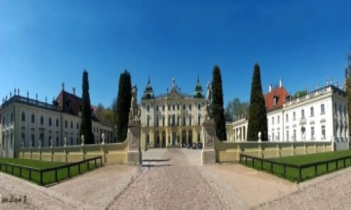 Zdjecie POLSKA / woj.podlaskie. / Biaystok. / Biaystok - Paac Branickich - Panorama.