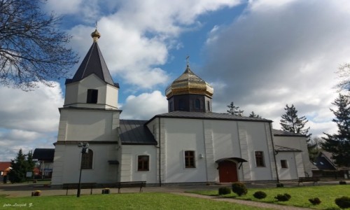 Zdjcie POLSKA / woj.podlaskie. / pow. bielski. / Bielsk Podlaski - cerkiew katedralna Zmartwychwstania Paskiego.