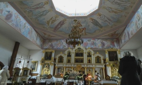 Zdjcie POLSKA / woj.podlaskie. / pow.bielski. / Bielsk Podlaski - cerkiew katedralna Zmartwychwstania Paskiego - wntrze.
