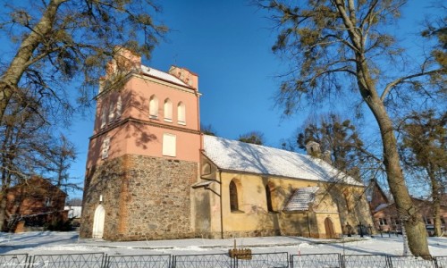 Zdjcie POLSKA / woj.warmisko-mazurskie. / pow.lidzbarski. / Runowo - koci w. w. Aposto Szymona i Judy.