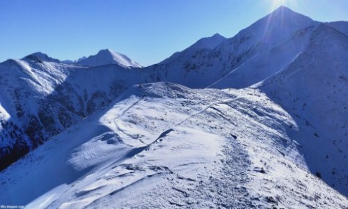Zdjecie POLSKA / Tatry Zachodnie / W drodze na Koczysty Wierch / Zimowe Tatry