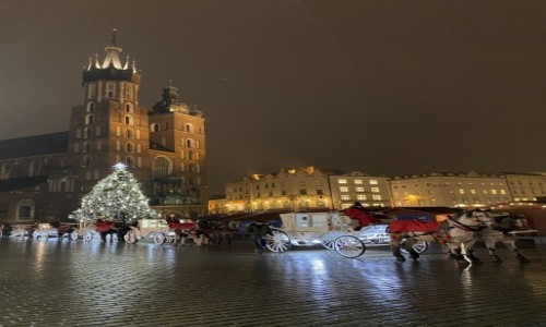 Zdjęcie POLSKA / Kraków  / Rynek Kraków  / Świąteczny Kraków