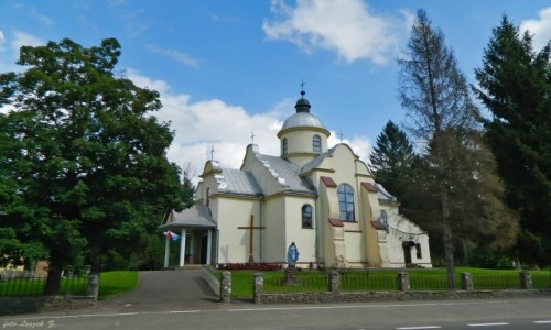 Zdjęcie POLSKA / woj.podkarpackie. / pow.leski. / Olszanica - cerkiew Wniebowzięcia Matki Bożej.