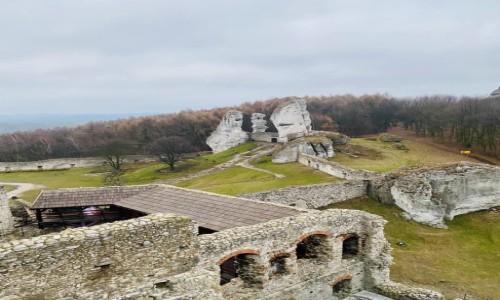 Zdjcie POLSKA / Ogrodzieniec  / Zamek Ogrodzieniec  / Panorama z zamku Ogrodzieniec 