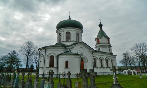 Zdjęcie POLSKA / woj.podlaskie. / pow. hajnowski. / Narewka - cerkiew św. Mikołaja Cudotwórcy.