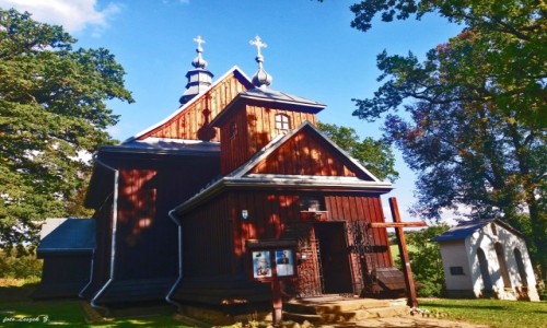 Zdjęcie POLSKA / woj.podkarpackie. / pow.leski. / Górzanka - cerkiew greckokatolicka pw. św. Paraskewy.