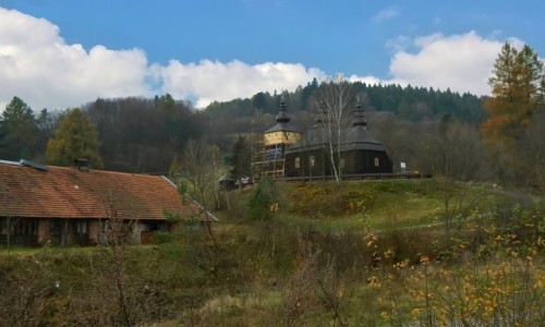 Zdjcie POLSKA / woj.maopolskie. / pow.gorlicki. / Kunkowa - cerkiew w. ukasza Apostoa.