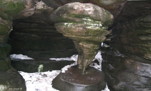 Zdjecie POLSKA / Gry Stoowe. / Pomidzy Kudow-Zdrojem a Karowem. / Bdne Skay - Skalny Labirynt.