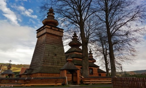 Zdjcie POLSKA / woj.maopolskie. / pow. gorlicki. / Kwiato - cerkiew w. Paraskiewy.