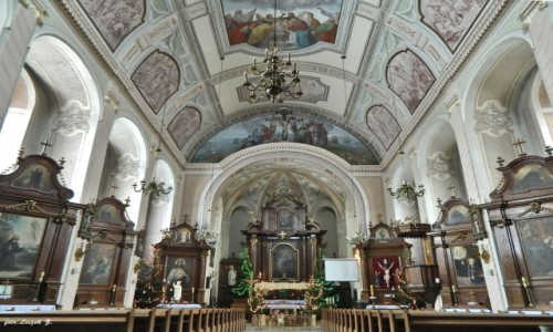Zdjcie POLSKA / woj.kujawsko-pomorskie. / pow.grudzidzki. / Rywad - Sanktuarium Matki Boej Rywadzkiej - wntrze.