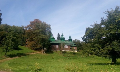 Zdjecie POLSKA / woj.podkarpackie. / pow. sanocki. / Szczawne - cerkiew Zanicia Bogurodzicy (Matki Boej).