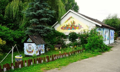 Zdjcie POLSKA / Woj. Maopolskie / Zalipie / Zalipie – malowana wie