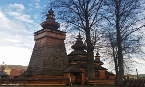 Zdjcie POLSKA / woj.maopolskie. / pow.gorlicki. / Kwiato - cerkiew w. Paraskiewy.