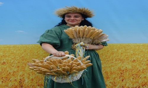Zdjecie POLSKA / Pomorze / XXVII wito Chleba w Gdasku / Kosy