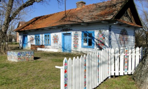 Zdjcie POLSKA / Maopolska / Zalipie / W malowanej wsi