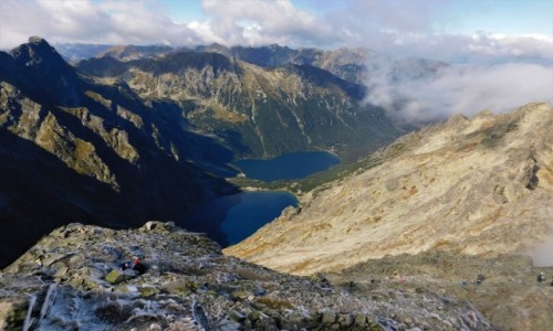 Zdjecie POLSKA / Tatry / Rysy / Morskie oko i czarny staw