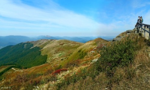 Zdjcie POLSKA / woj.podkarpackie. / Tarnica 1346 m. / Widok z Tarnicy.