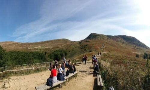Zdjcie POLSKA / Bieszczady. / Szlak na Tarnic. / Widok ze szlaku na Tarnic.