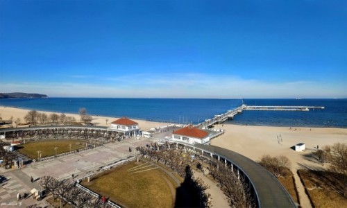 Zdjcie POLSKA / woj. pomorskie. / Sopot. / Panorama z latarni morskiej.