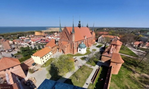 Zdjcie POLSKA / woj.warmisko-mazurskie. / Frombork. / Wzgrze Katedralne z Wiey Radziejowskiego.