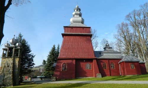 Zdjęcie POLSKA / woj.małopolskie. / Tylicz. / Cerkiew św. św. Kosmy i Damiana.