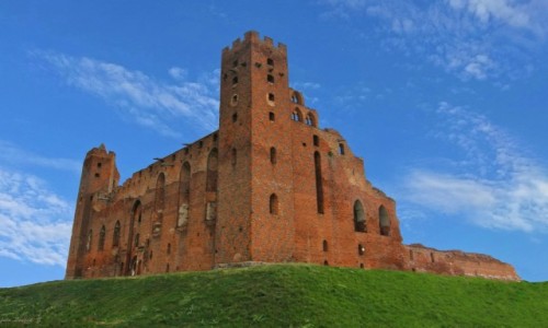 Zdjcie POLSKA / woj, kujawsko-pomorskie. / Radzy Chemiski. / Ruiny zamku krzyackiego.