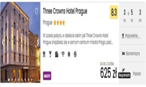 CZECHY / . / . / Three Crowns Hotel Prague