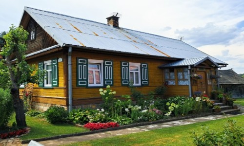 Zdjecie POLSKA / Podlasie / Trzecianka / W krainie otwartych okiennic