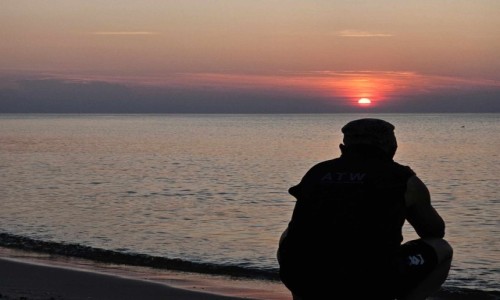 Zdjęcie POLSKA / Mierzeja / Piaski / Sam na sam z myślami