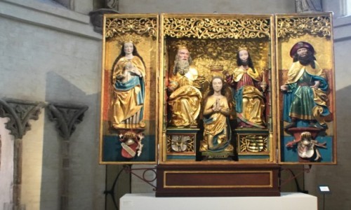 Zdjcie POLSKA / Pomorze / Muzeum zamkowe w Malborku / Otarz w Kaplicy Wielkich Mistrzw