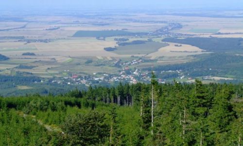 Zdjecie POLSKA / Gry Opawskie / Biskupia Kopa / Widok z Biskupiej K.
