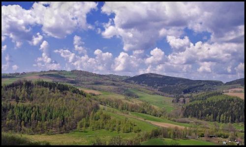 Zdjecie POLSKA / Dolny Śląsk / oklice Wałbrzycha / Panarama