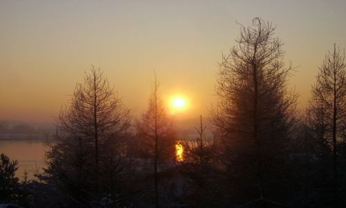 Zdjęcie POLSKA / Mazury / okolice Mikolajek / Wschod slonca nad jez.Talty
