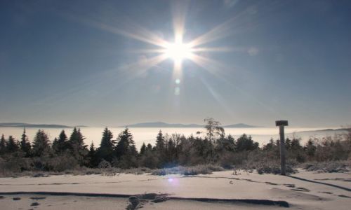 Zdjęcie POLSKA / Beskid Mały / Leskowiec 922m n.p.m / słoneczko