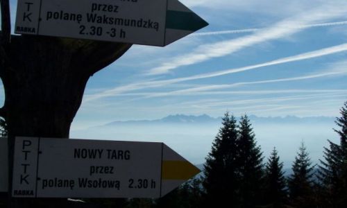 Zdjecie POLSKA / Maopolska / Turbacz / Turbacz - widok na Tatry