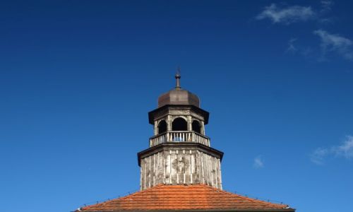 Zdjecie POLSKA / warmia i mazury / Galiny / nad bramą wjazdową do zamku