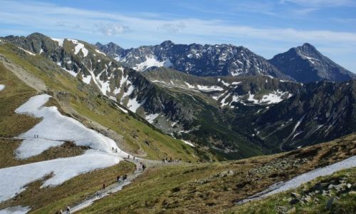 Zdjecie POLSKA / Tatry / Prawie z Kasprowego / Rzut okiem na Tatry