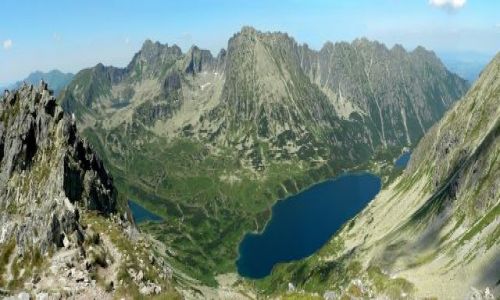 Zdjecie POLSKA / Tatry / panorama ze Szpiglasowego Wierchu / Dolina Piciu Staww 