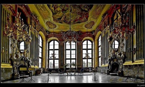 Zdjecie POLSKA / dolny śląsk / Książ / Książ duż sala