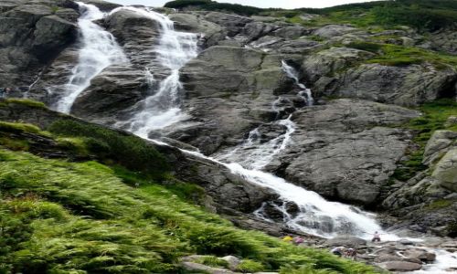 Zdjcie POLSKA / Tatry / Dolina Roztoki / Siklawa