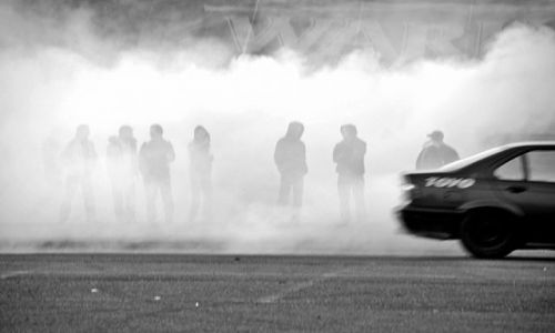 Zdjecie POLSKA / Poznań / przed stadionem / Drift