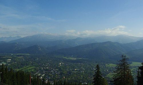 Zdjecie POLSKA / Tatry / Gubawka / Panorama Tatr z Gubawki