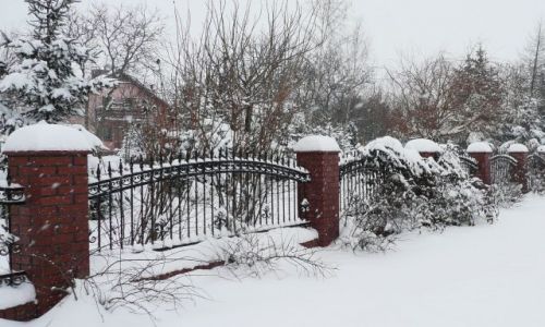 Zdjęcie POLSKA / Dolny Śląsk / Kunice / Może to już tylko ... wspomnienie - pada śnieg !