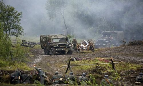 Zdjecie POLSKA / Podkarpacie / Stpiny / Rekonstrukcje historyczne czas zacz - Bitwa pod Falise