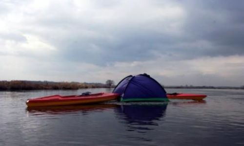 Zdjecie POLSKA / Podlasie / rzeka Narew / Konkurs - skutki wiosny na rzece