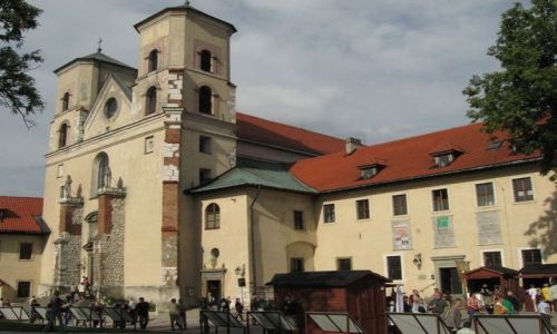 Zdjecie POLSKA / maopolska / Tyniec- barokowy  koci w. Piotra i Pawa / moje  wdrowanie z biegiem Wisy